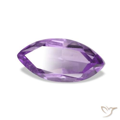 Améthyste Medium Light Purplish-Violet naturelle Marquise, 1.16 ct, VS