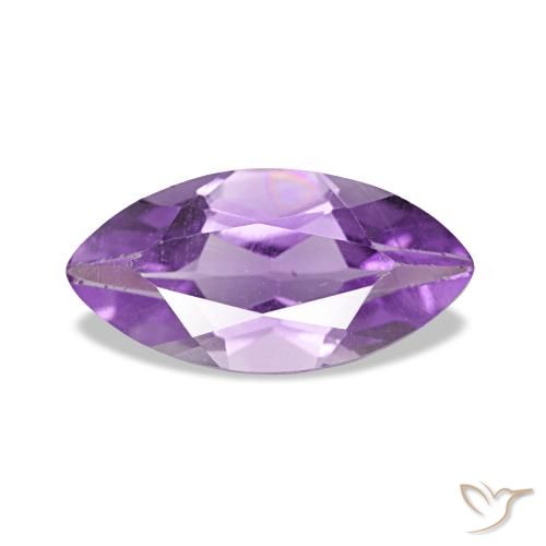 Améthyste Violet violacé naturelle Marquise, 1.00 ct, VS