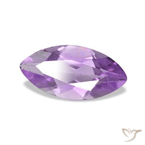Améthyste Violet violacé naturelle Marquise, 1.00 ct, VS