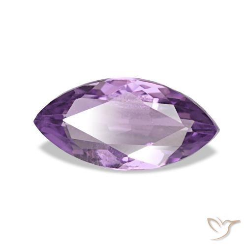 Améthyste Violet violacé naturelle Marquise, 1.00 ct, VS
