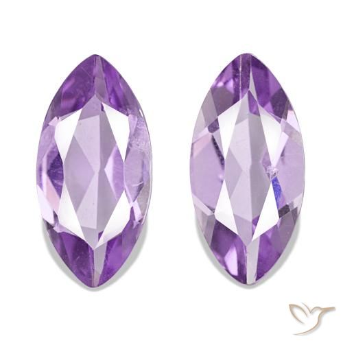 1.75ctw Medium Light Purplish-Violet Améthyste Pierres précieuses, Marquise, VS