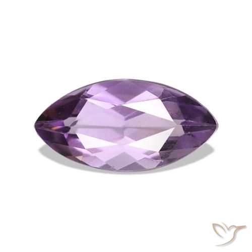 Améthyste Light-Medium Violet naturelle Marquise, 1.02 ct, VVS