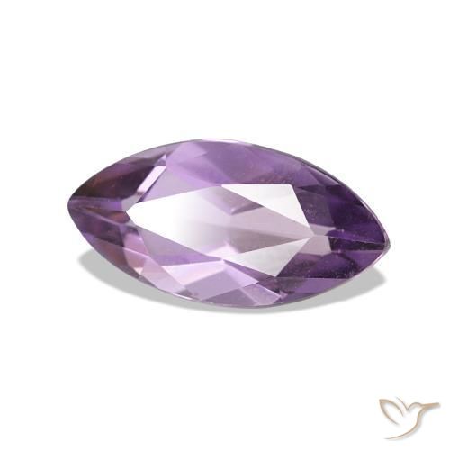 Améthyste Light-Medium Violet naturelle Marquise, 1.02 ct, VVS