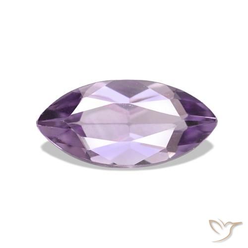 Améthyste Violet moyen naturelle Marquise, 1.00 ct, VVS