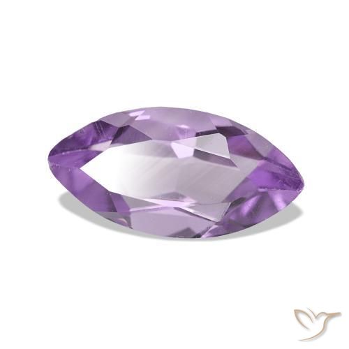 Améthyste Violet iris profond naturelle Marquise, 1.03 ct, VS-SI