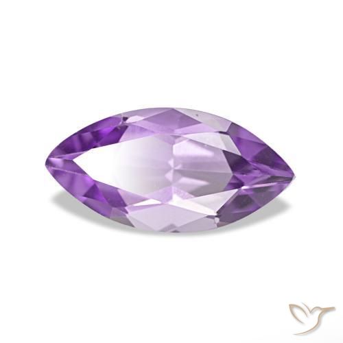 Améthyste Light-Medium Violet naturelle Marquise, 0.96 ct, VVS