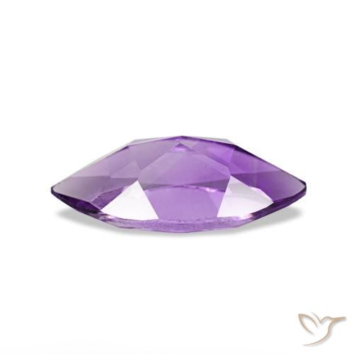 Améthyste Rose violet moyen naturelle Marquise, 0.82 ct, VVS