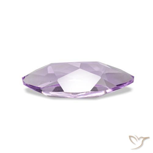 Améthyste Violet moyen naturelle Marquise, 0.85 ct, VVS