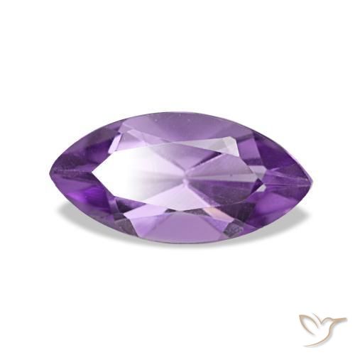 Améthyste Violet vif naturelle Marquise, 1.04 ct, VVS