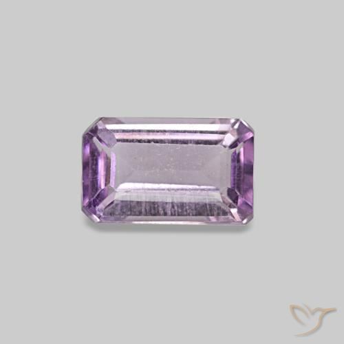 0.29ct Light-Medium Violet Améthyste, Taille émeraude, VS-SI