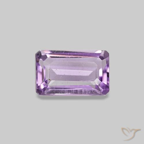 Améthyste Violet Iris naturelle Taille émeraude, 0.31 ct, VS