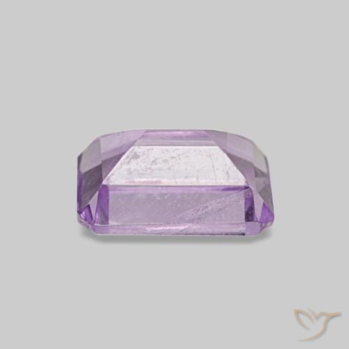 Améthyste Violet Iris naturelle Taille émeraude, 0.55 ct, VS