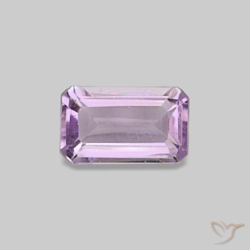 0.24ct Orchidée Améthyste, Taille émeraude, VS