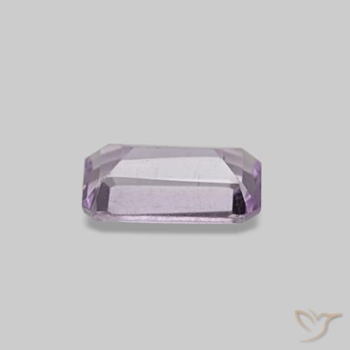 Améthyste Orchidée naturelle Taille émeraude, 0.24 ct, VS