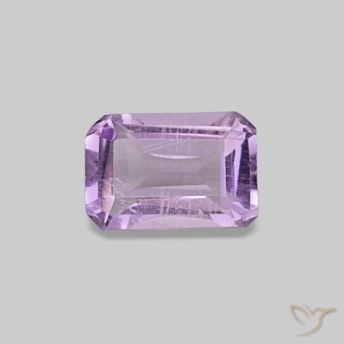 0.53ct Violet moyen Améthyste, Taille émeraude, VS
