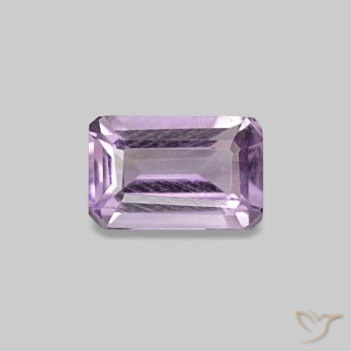 0.51ct Medium Light-Violet Améthyste, Taille émeraude, VS
