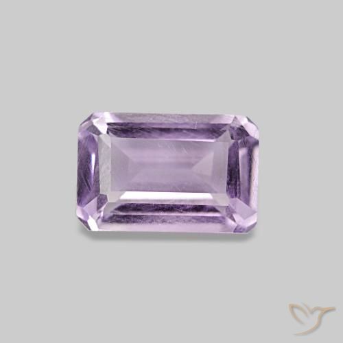 0.52ct Medium Light-Violet Améthyste, Taille émeraude, VS