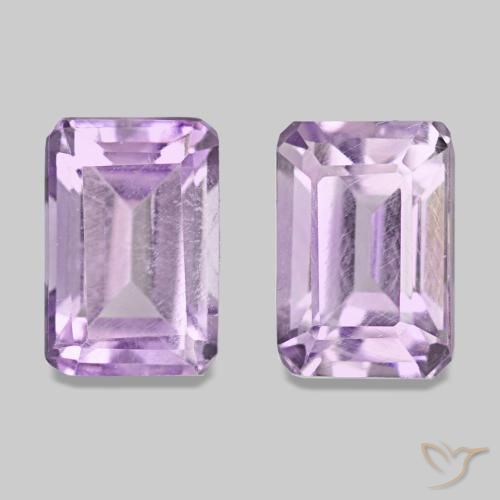 Achetez naturel 1.30ct Violet moyen Améthyste gems, Taille émeraude, En provenance Brésil chez GemSelect. En stock, livraison internationale!