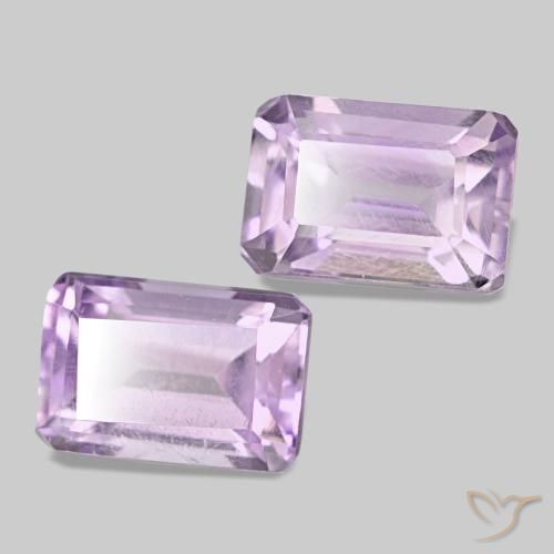 Achetez naturel 1.30ct Violet moyen Améthyste gems, Taille émeraude, En provenance Brésil chez GemSelect. En stock, livraison internationale!