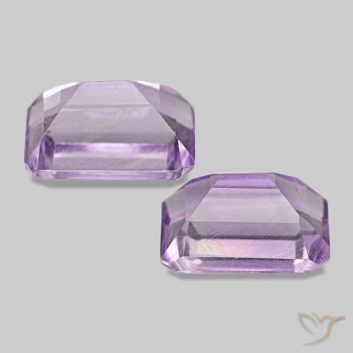 Achetez naturel 1.30ct Violet moyen Améthyste gems, Taille émeraude, En provenance Brésil chez GemSelect. En stock, livraison internationale!