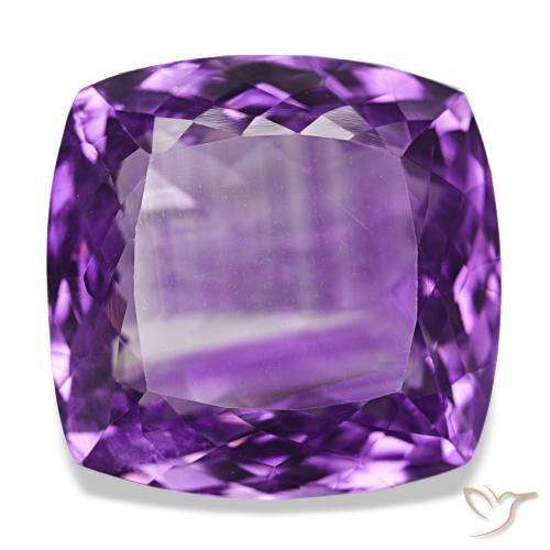 38.32ct Violet moyen Améthyste, Coussin, VVS-VS