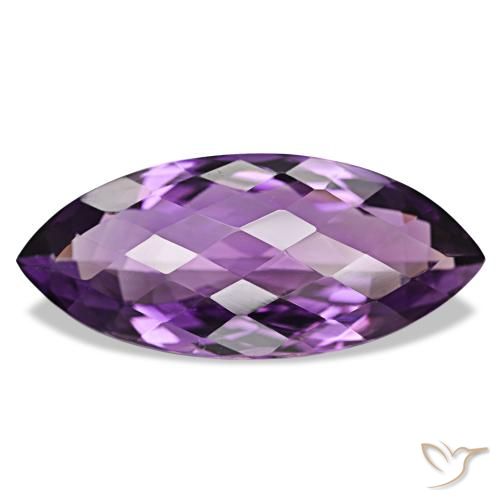 36.83ct Violet moyen Améthyste, Marquise, VS