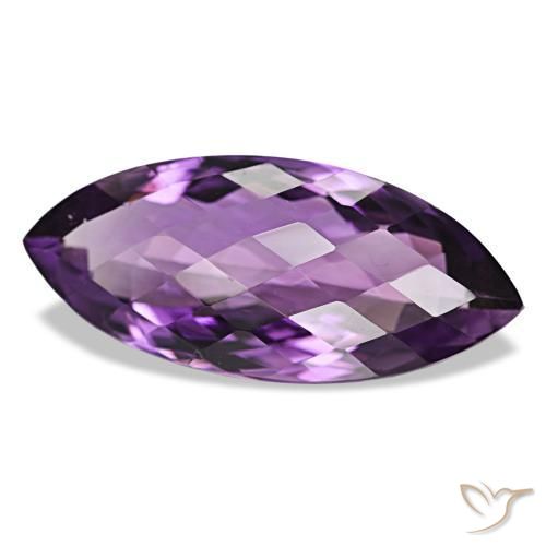 Améthyste Violet moyen naturelle Marquise, 36.83 ct, VS