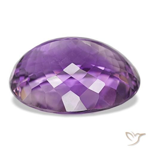 Améthyste Violet violacé naturelle Coupe ovale, 40.46 ct, VVS
