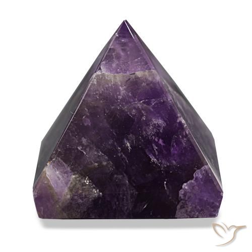 Améthyste Violet foncé naturelle Carré, 115.90 ct, Opaque