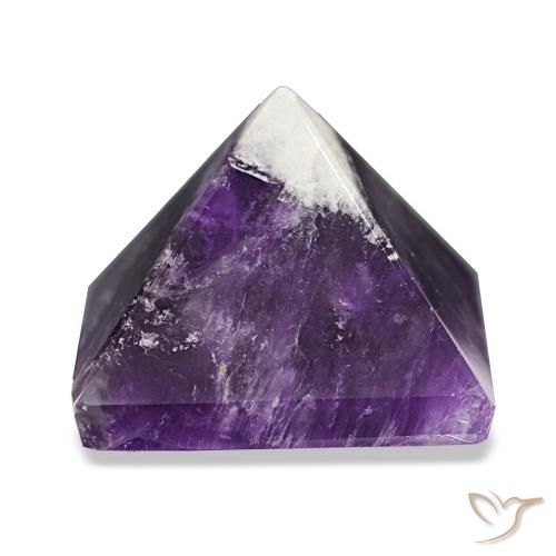 Améthyste violet moyen naturelle carré, 85,83 ct, opaque