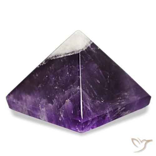 Améthyste violet moyen naturelle carré, 85,83 ct, opaque