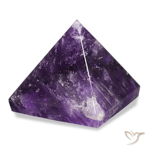 Améthyste Violet foncé naturelle Carré, 112.08 ct, Opaque