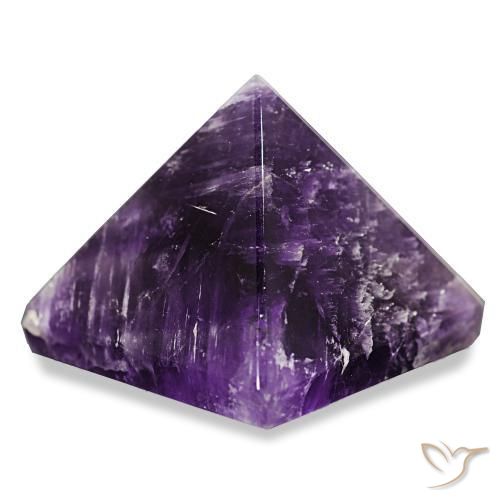 Améthyste Violet foncé naturelle Carré, 112.08 ct, Opaque