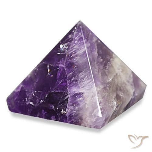Améthyste Violet profond moyen naturelle Carré, 111.36 ct, Opaque