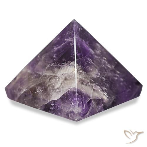 Améthyste Violet profond moyen naturelle Carré, 111.36 ct, Opaque