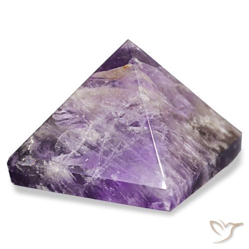 Améthyste Violet profond moyen naturelle Carré, 96.40 ct, Opaque