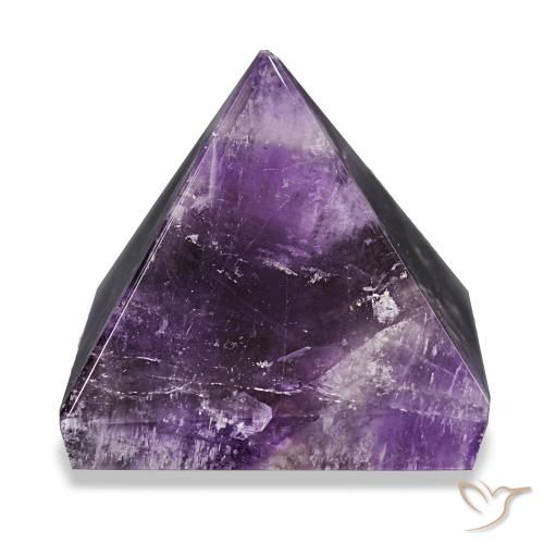 Améthyste violet profond moyen naturelle carré, 120,37 ct, opaque