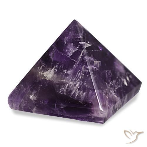 Améthyste Violet foncé naturelle Carré, 98.38 ct, Opaque