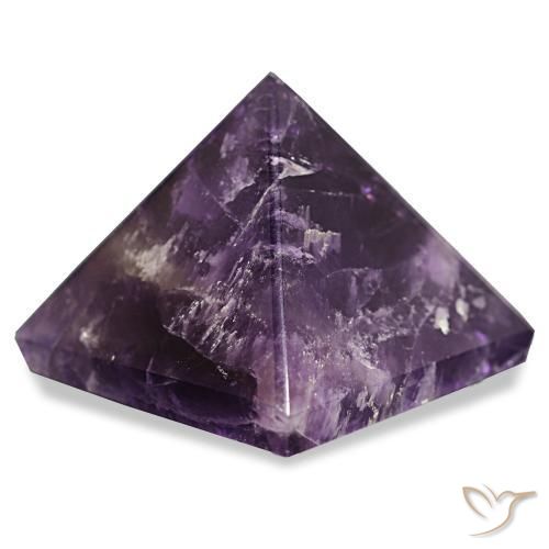 Améthyste Violet foncé naturelle Carré, 98.38 ct, Opaque
