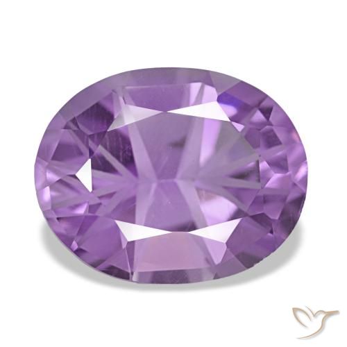 Améthyste violet de 4,71 ct, ovale, VVS-VS