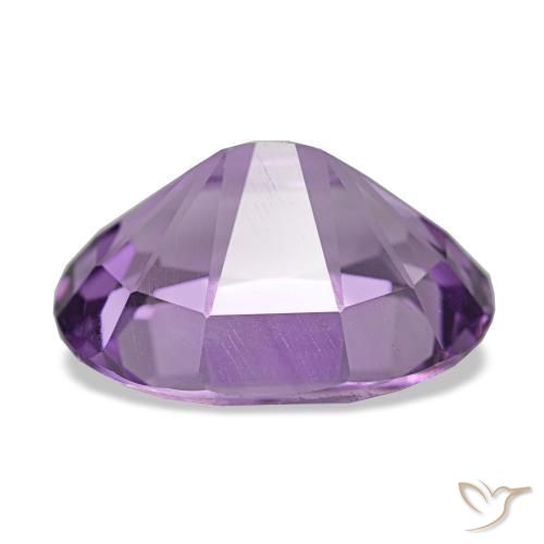 Améthyste violet naturelle coupe ovale, 4,71 ct, VVS-VS