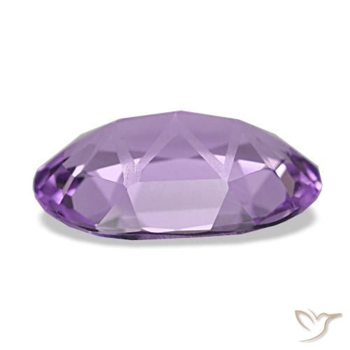 Améthyste violet naturelle coupe ovale, 2,91 ct, VVS