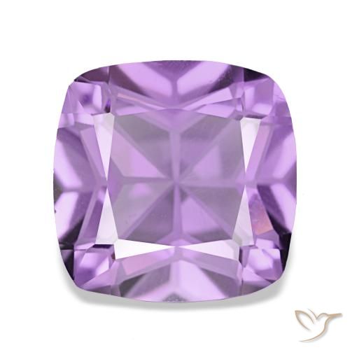 Améthyste violet naturelle coupe coussin, 3,60 ct, VVS-VS
