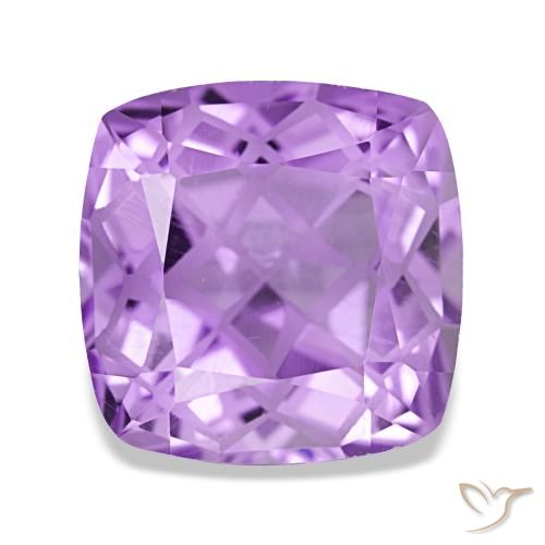 Améthyste violet naturelle coupe coussin, 4,49 ct, VVS