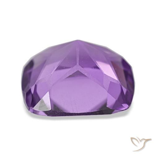 Améthyste violet naturelle coupe coussin, 3,21 ct, VVS