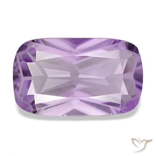 Améthyste violet naturelle coupe coussin, 3,57 ct, VVS-VS