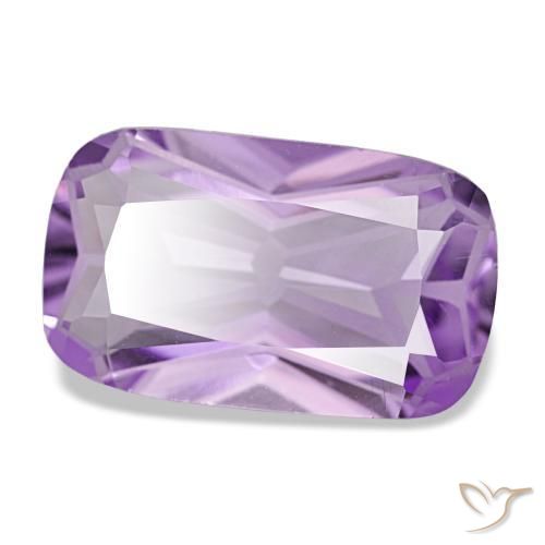 Améthyste violet naturelle coupe coussin, 3,57 ct, VVS-VS