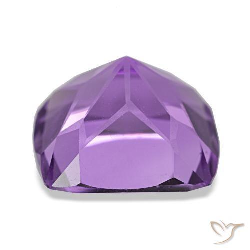Améthyste violet naturelle coupe coussin, 4,08 ct, VVS-VS