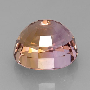 Amétrine bicolore naturelle coupe ovale, 15,84 ct, IF
