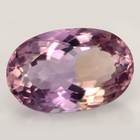 Amétrine Bicolore naturelle Coupe ovale, 12.14 ct, VVS